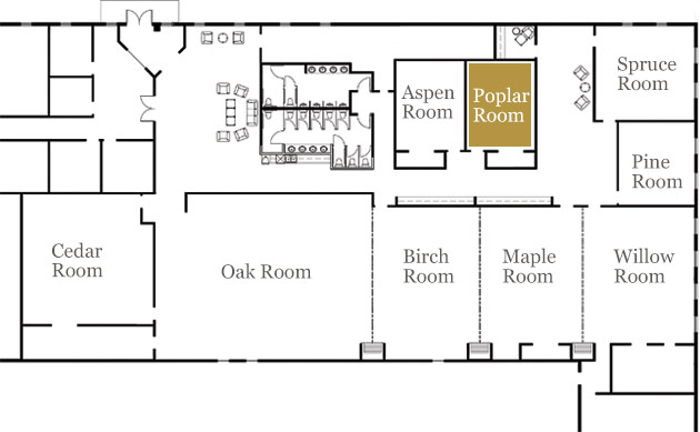 poplar room map